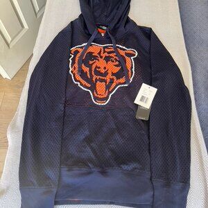 Women's Chicago Bears two-in-one mesh hoodie with tank top - new with tags